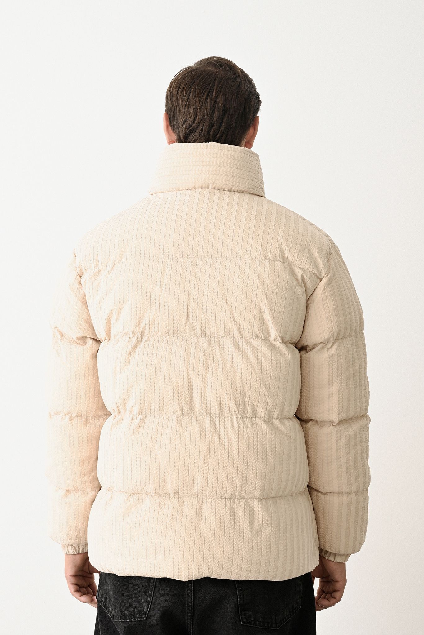 Men’s Quilted Puffer Jacket Withinblack