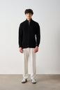 Men's Zippered Thessaloniki Knit Cardigan Withinblack