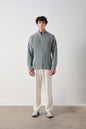 Men's Zippered Thessaloniki Knit Cardigan Withinblack
