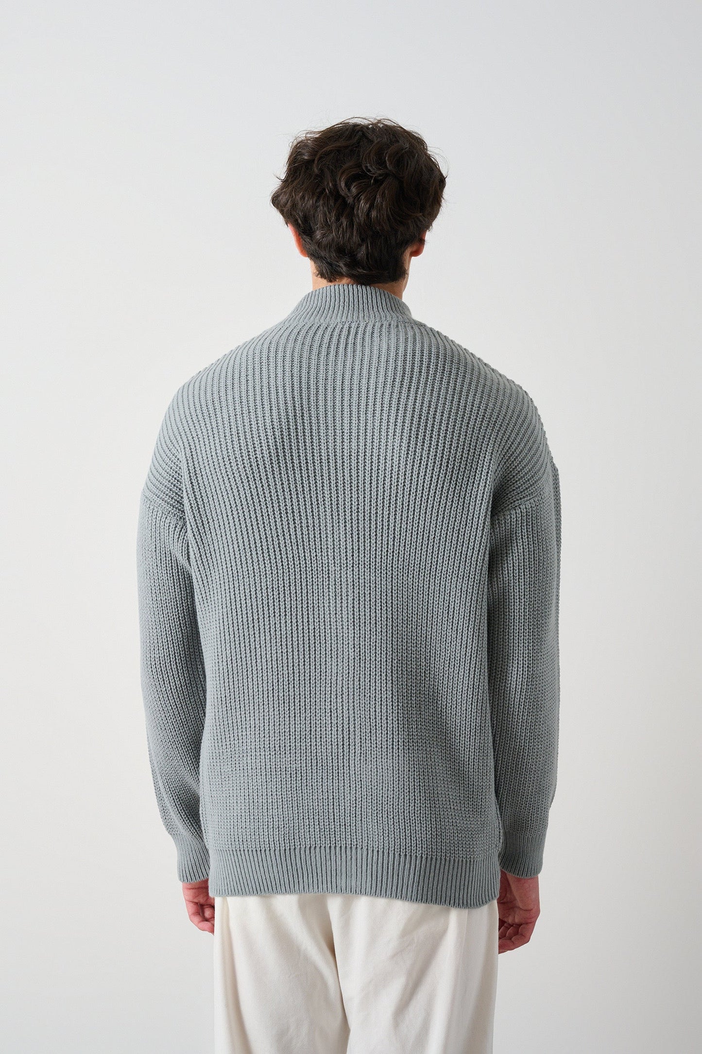 Men's Zippered Thessaloniki Knit Cardigan Withinblack
