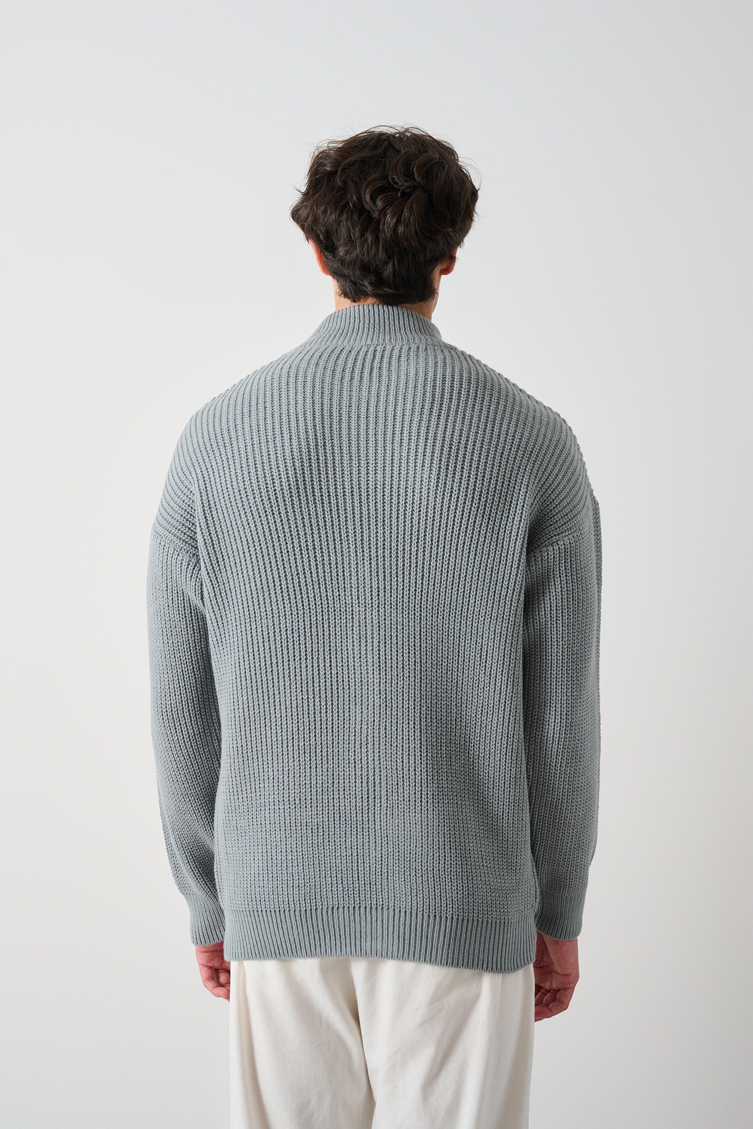 Men's Zippered Thessaloniki Knit Cardigan Withinblack