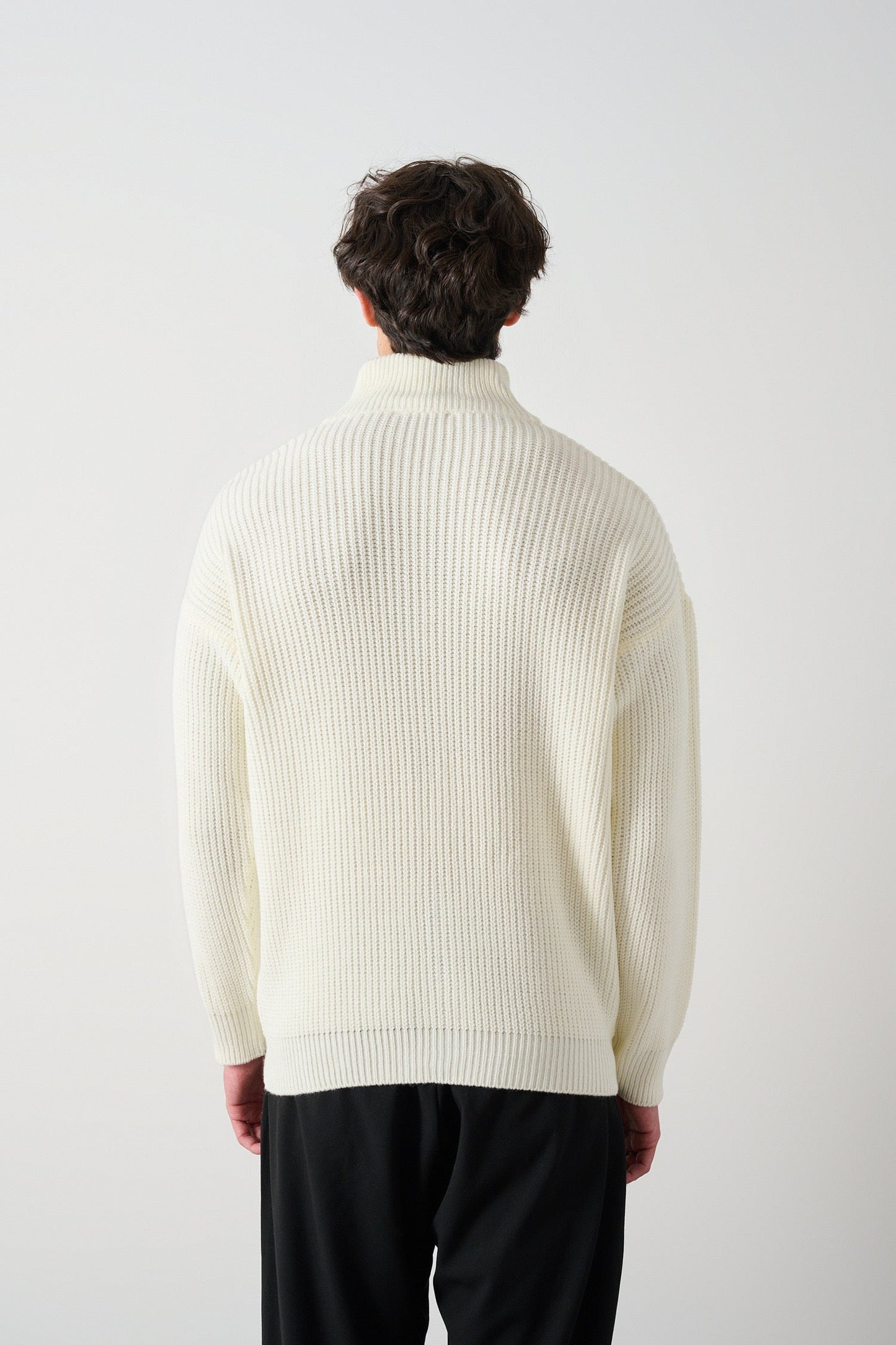 Men's Zippered Thessaloniki Knit Cardigan Withinblack