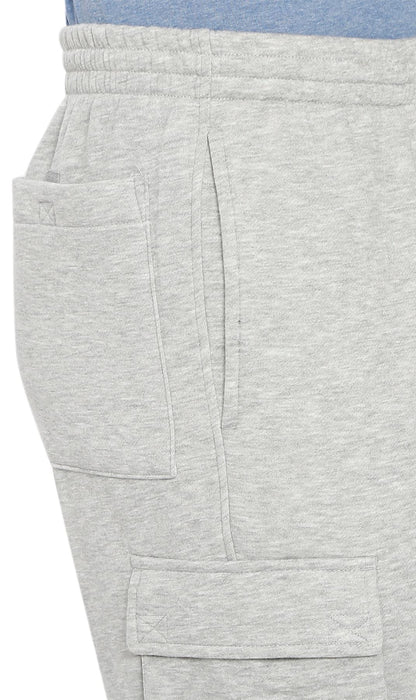 Men's Brushed Fleece Cargo Pants – Comfy Sweatpants with inner drawstrings