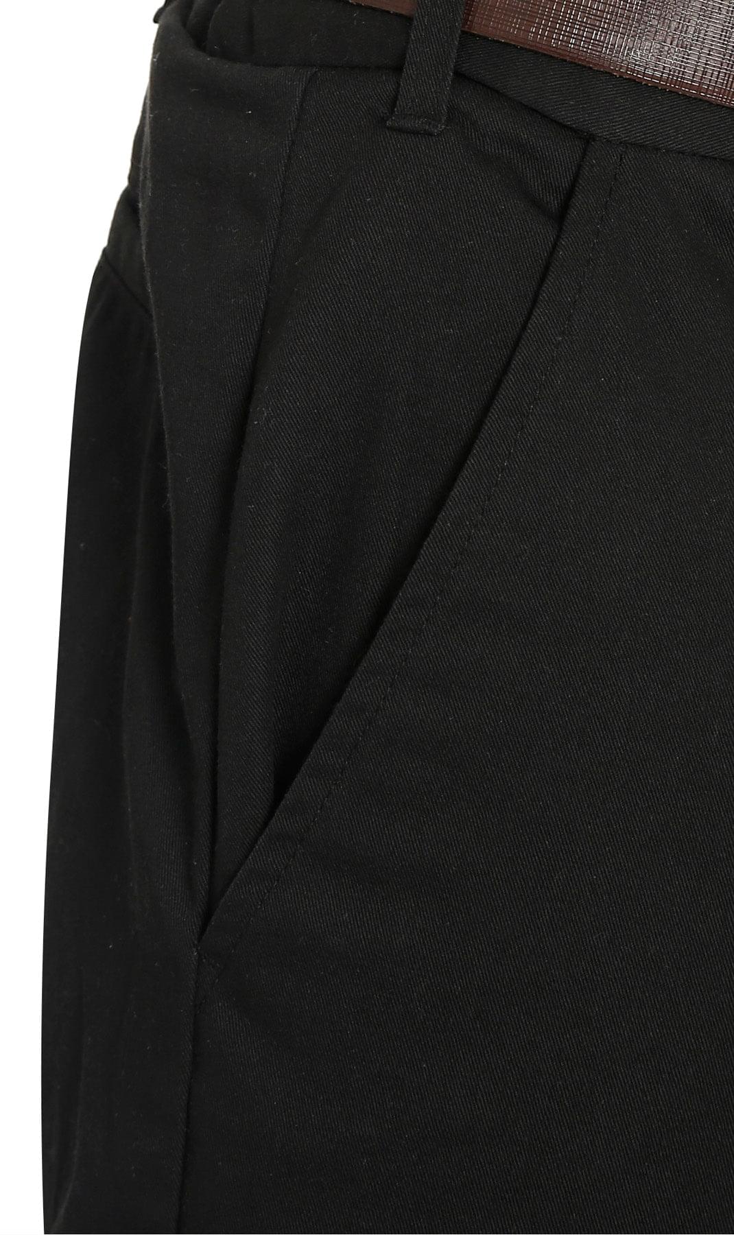 Men's Stretch Waist Chinos with a Hidden Elastic Waist and Flat Front TURTLE BAY APPAREL
