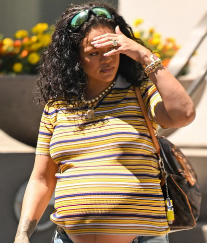 Rihanna LA 2025 Striped Polo Shirt WorthVee