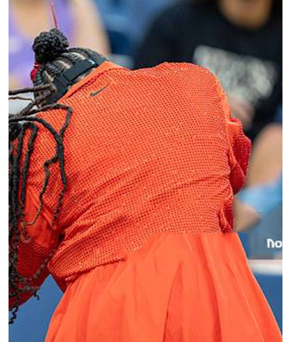 Naomi Osaka 2025 US Open Orange Jacket WorthVee