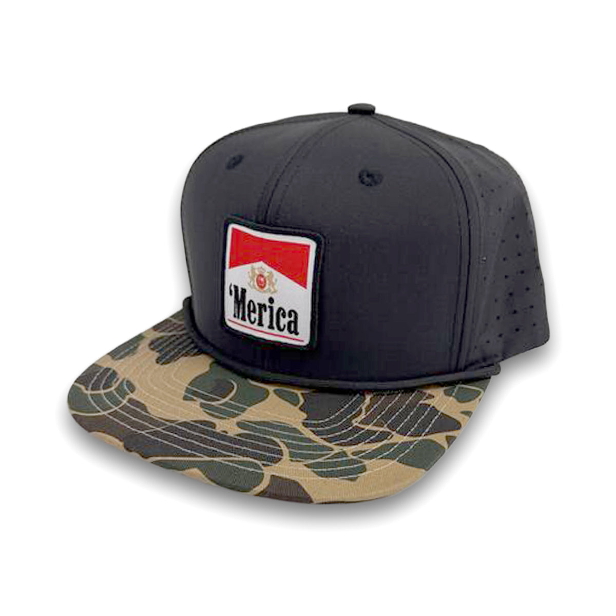 'Merica, Carton Full of Freedom Woven Patch Hat Shield Republic