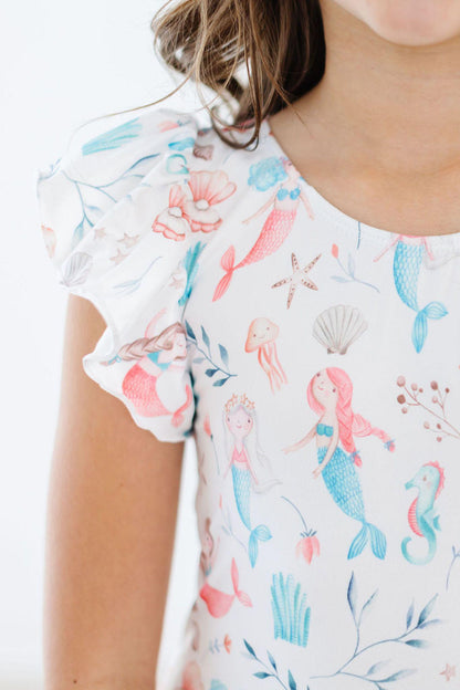 Mermaid Friends S/S Flutter Sleeve Leotard Mila & Rose ®