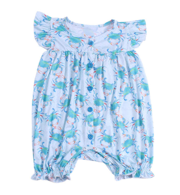 Aqua Crab Girl's Bubble Jolie & Jax Boutique