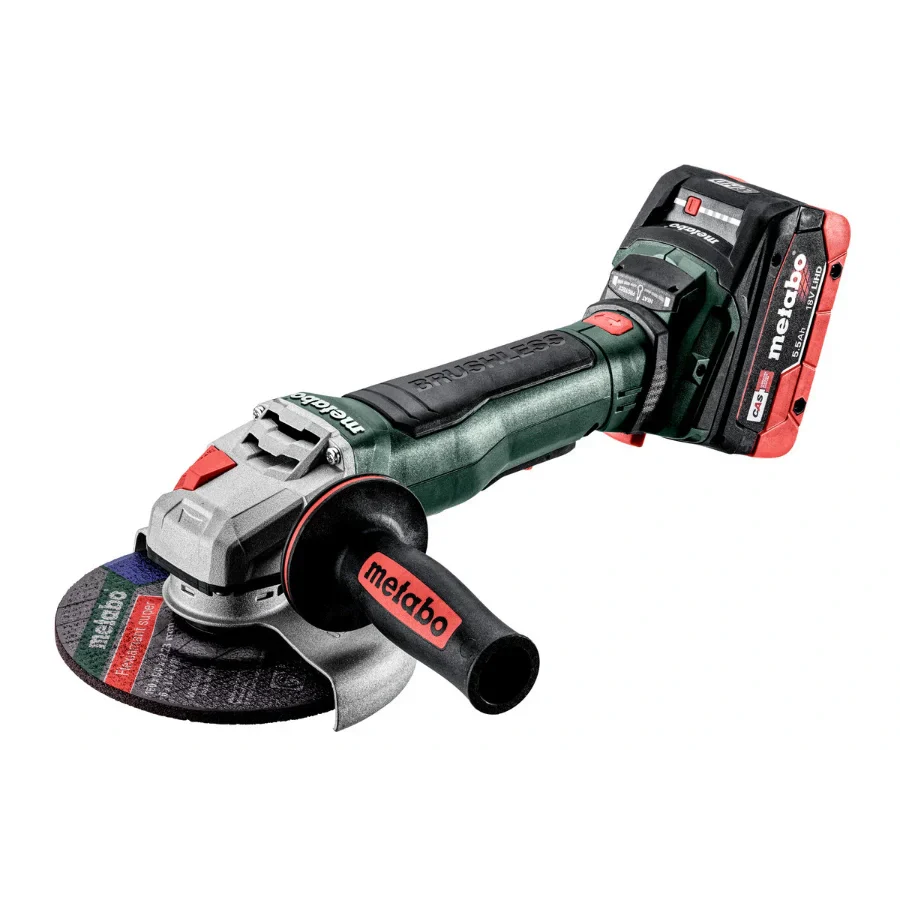 Metabo 601737620 Metabo WPB 18 LT BL 11-150 Quick 5.5 Kit 6” Brushless Braking Angle Grinder Kit VM Hardware