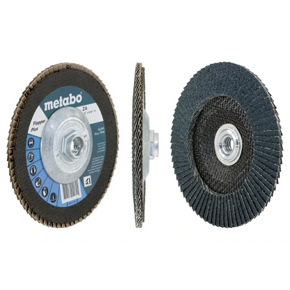 Metabo 629474000 6” Hubbed Flapper Plus 40 Grit Type 27 VM Hardware