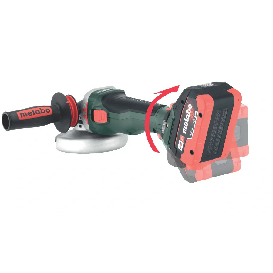 Metabo 601733520 Metabo WPB 18 LTX BL 15-150 Quick DS 18V 6" 1500W Brushless Angle Grinder 5.5Ah + Quick Charger Kit VM Hardware