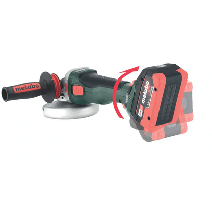 Metabo 601733520 Metabo WPB 18 LTX BL 15-150 Quick DS 18V 6" 1500W Brushless Angle Grinder 5.5Ah + Quick Charger Kit VM Hardware