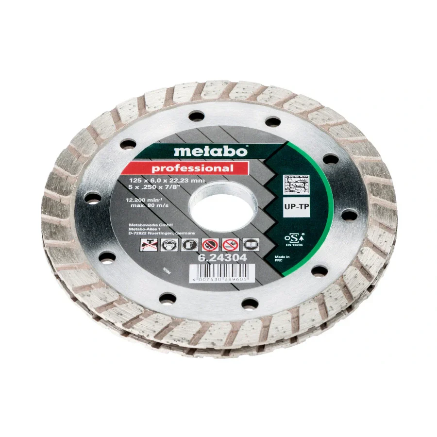 Metabo 624304000 5" x 1/4" Turbo Sandwich Tuckpoint Blade VM Hardware