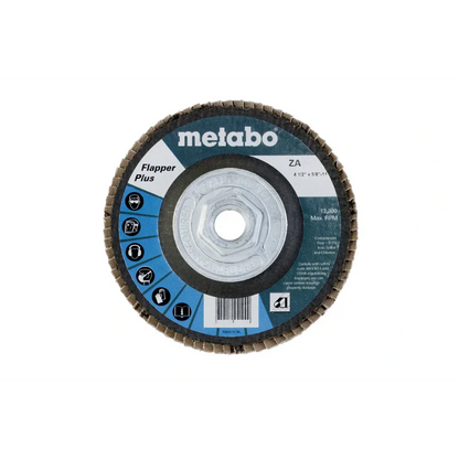 Metabo 629411000 4 1/2" FLAPPER PLUS 80 5/8-11 T29 FIBERGLASS VM Hardware