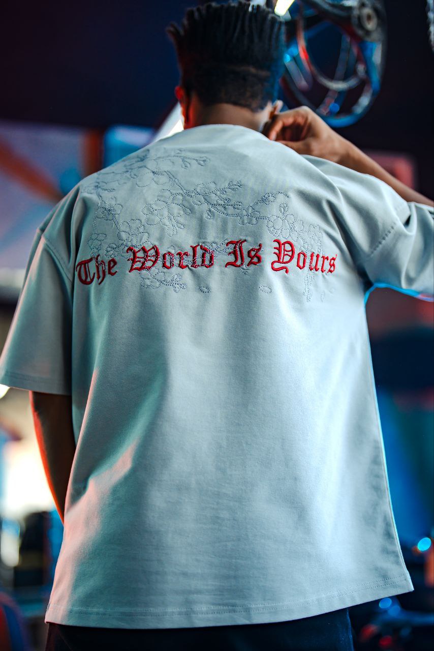 Micibill T-Shirt - "The World Is Yours" Graphic Tee Withinblack