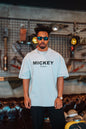 Mickey Mouse Don't Touch Me Graphic Cotton Tee Withinblack