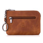 Milano Leather Wallet Pouch Purse Zipper Change Bag Trusador