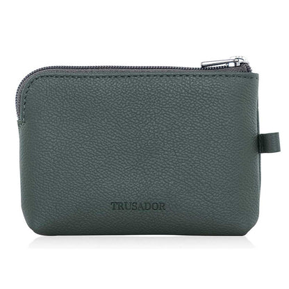 Milano Leather Wallet Pouch Purse Zipper Change Bag Trusador