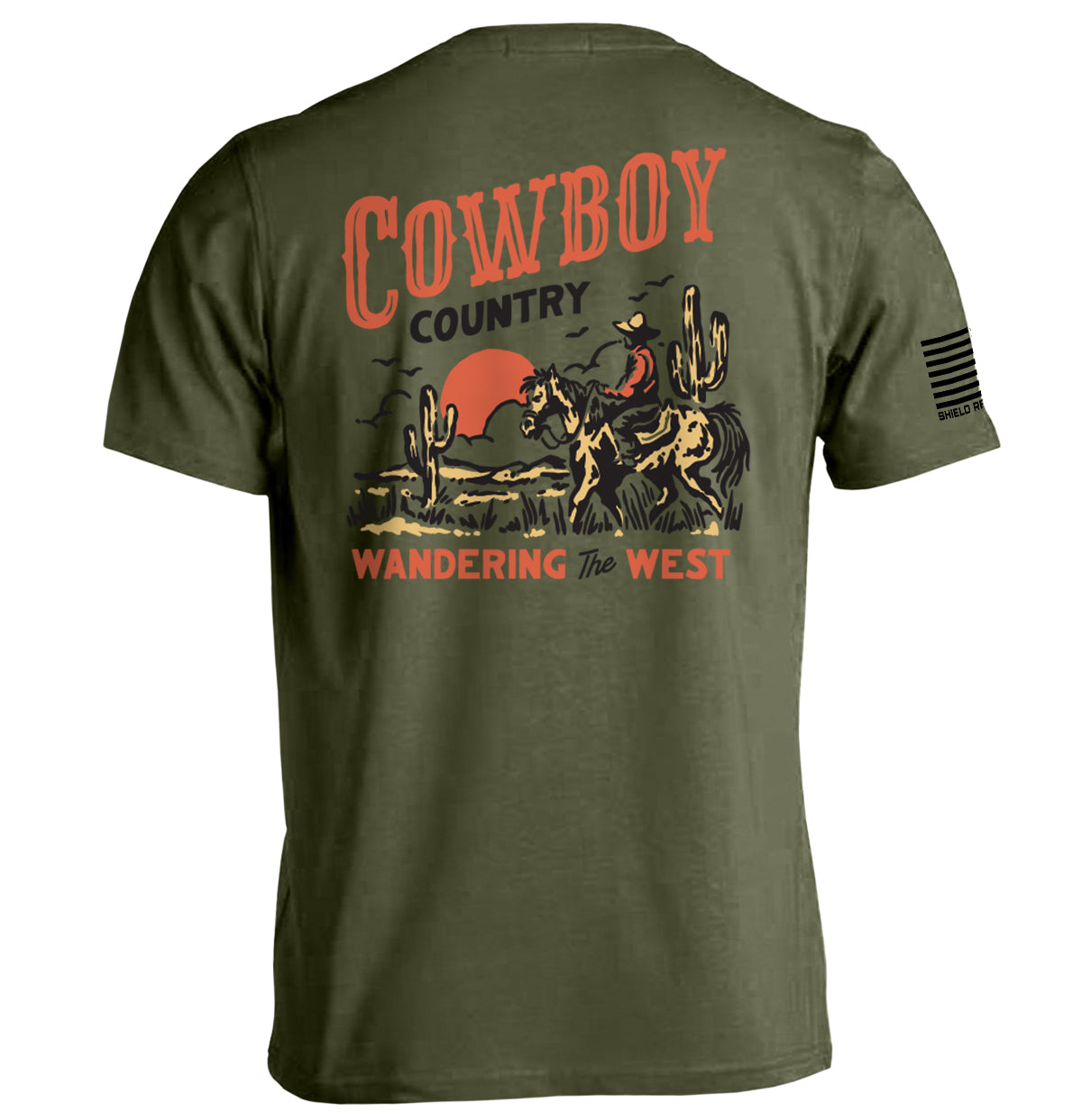 Cowboy Country Wandering The West Shield Republic