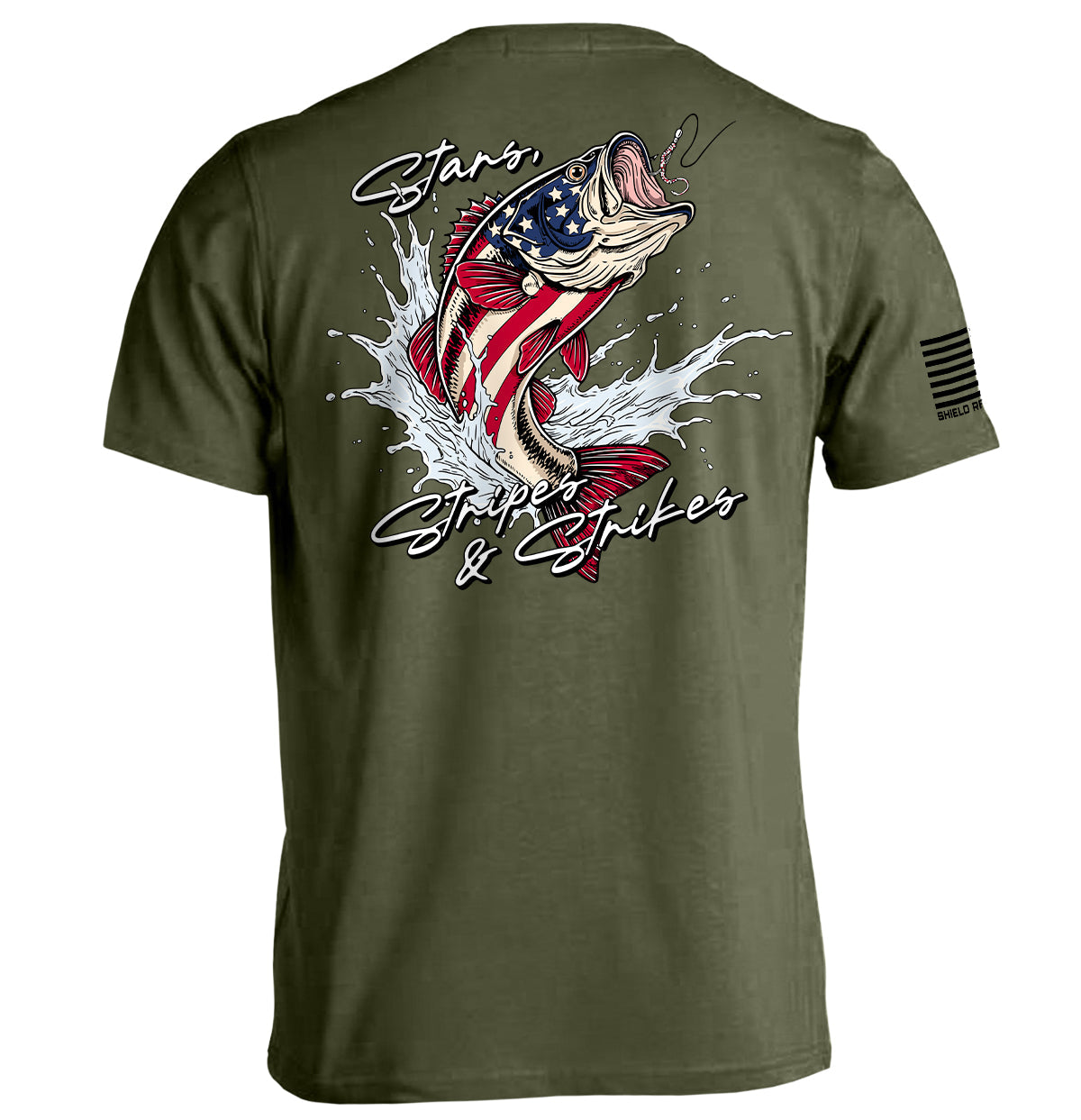 Stars Stripes and Strikes Shield Republic