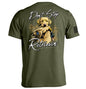 Don't Stop Retrievin Yellow Lab Shield Republic