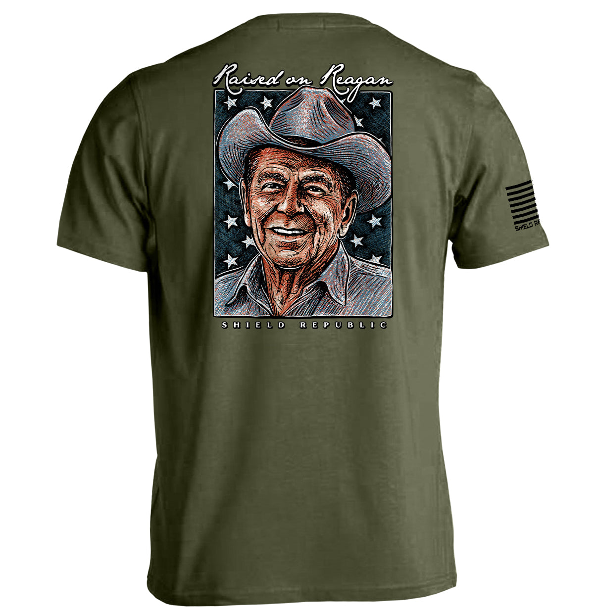 Raised on Reagan Shield Republic
