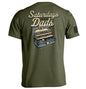 Saturdays Are For The Dads Tackle Box Shield Republic