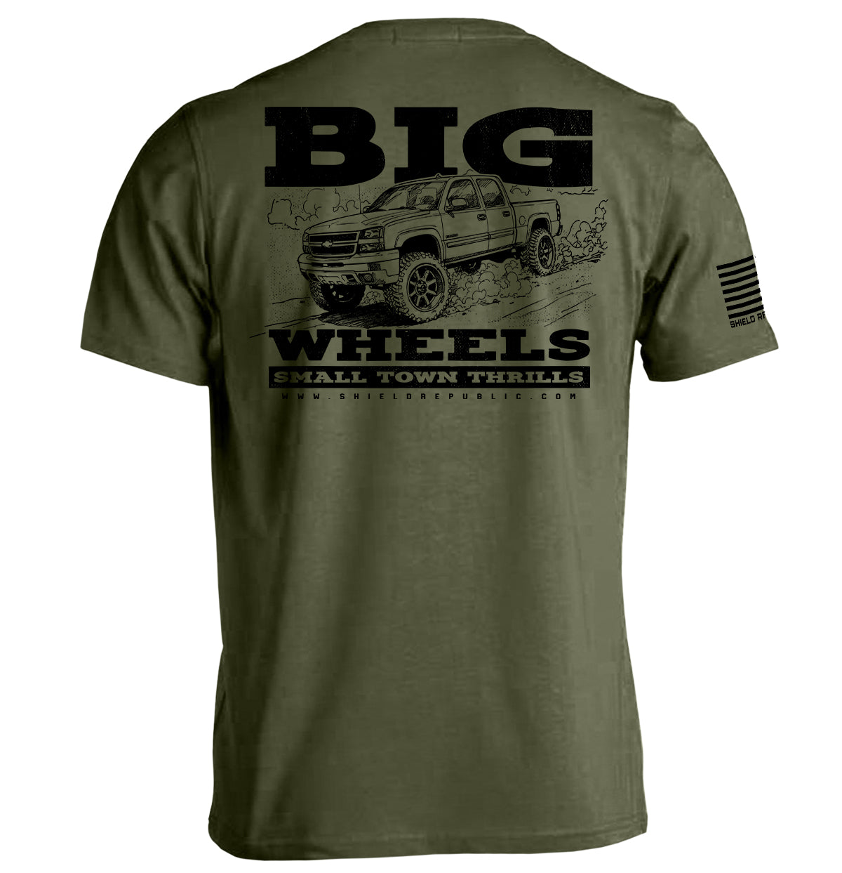 Big Wheels Small Town Thrills Shield Republic