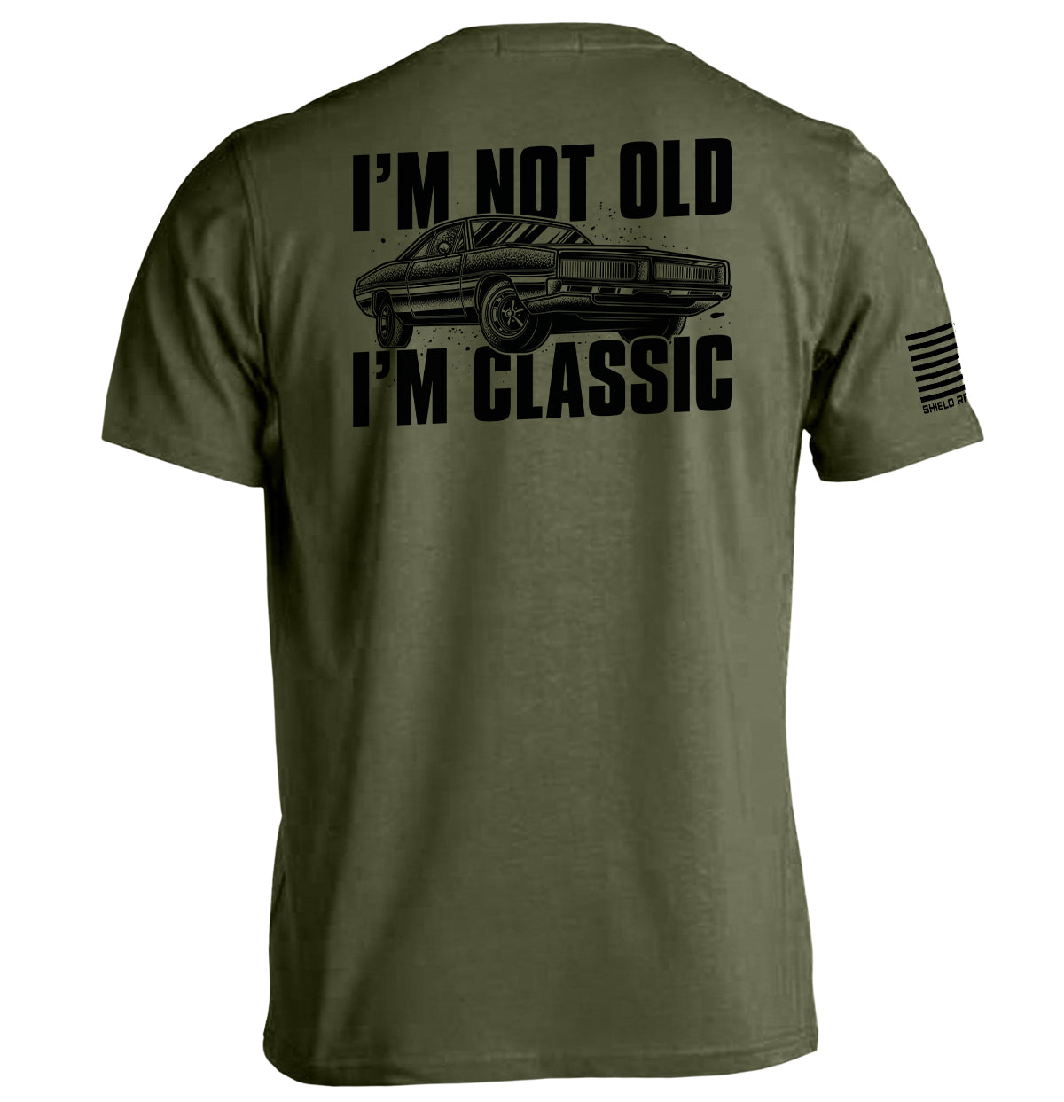 I'm Not Old I'm Classic Shield Republic