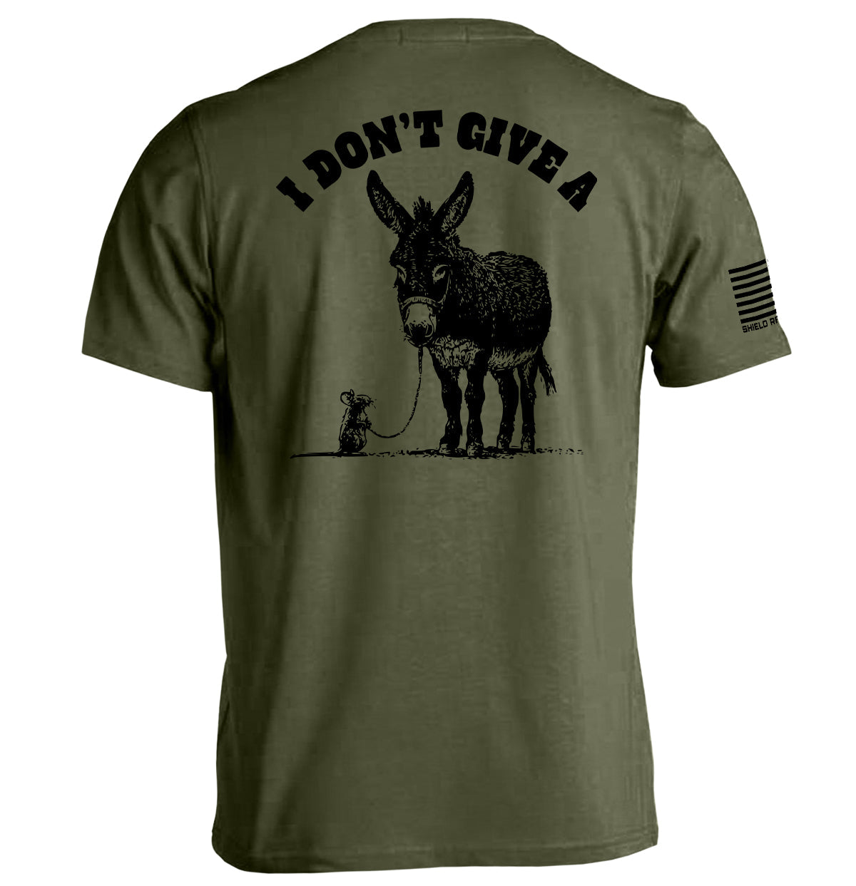 I Don't Give A Rat's Ass (Back Print) Shield Republic