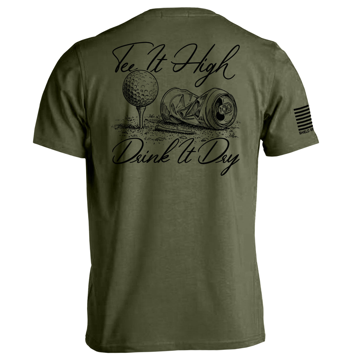 Tee It High Drink It Dry Shield Republic