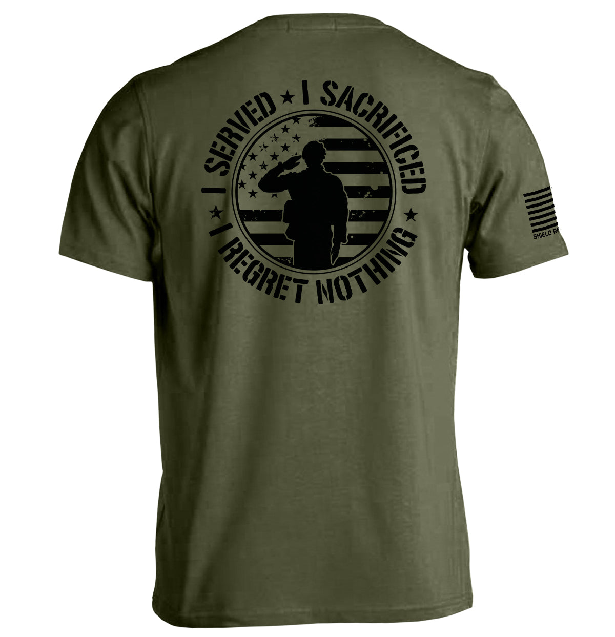 I Served I Sacrificed I Regret Nothing Shield Republic