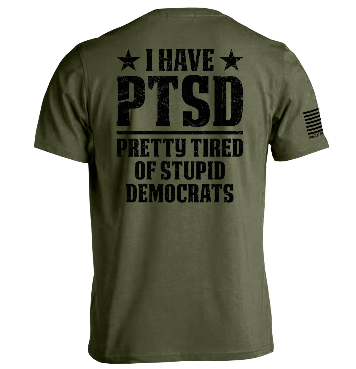 I Have PTSD Shield Republic