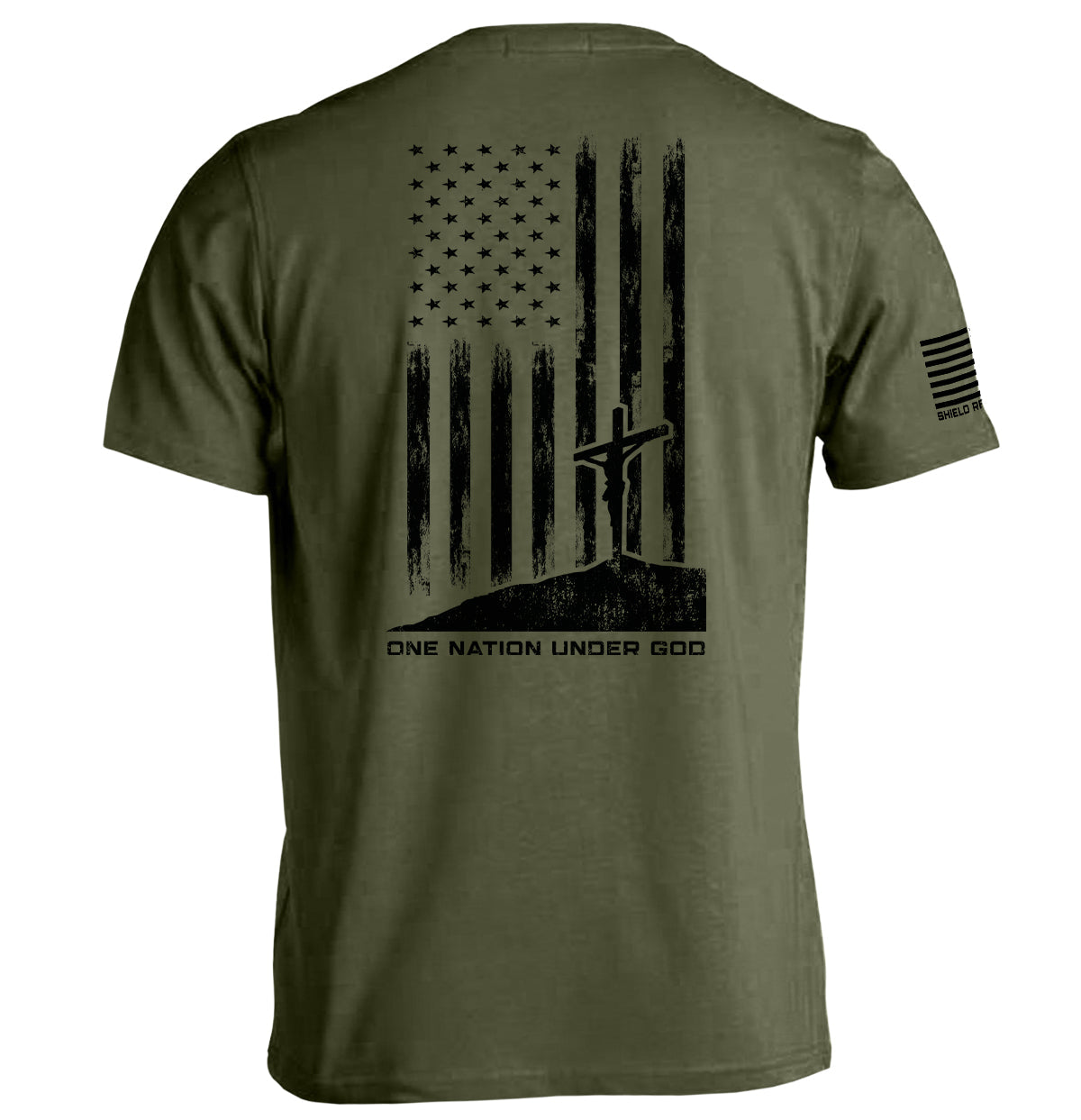 One Nation Under God Shield Republic