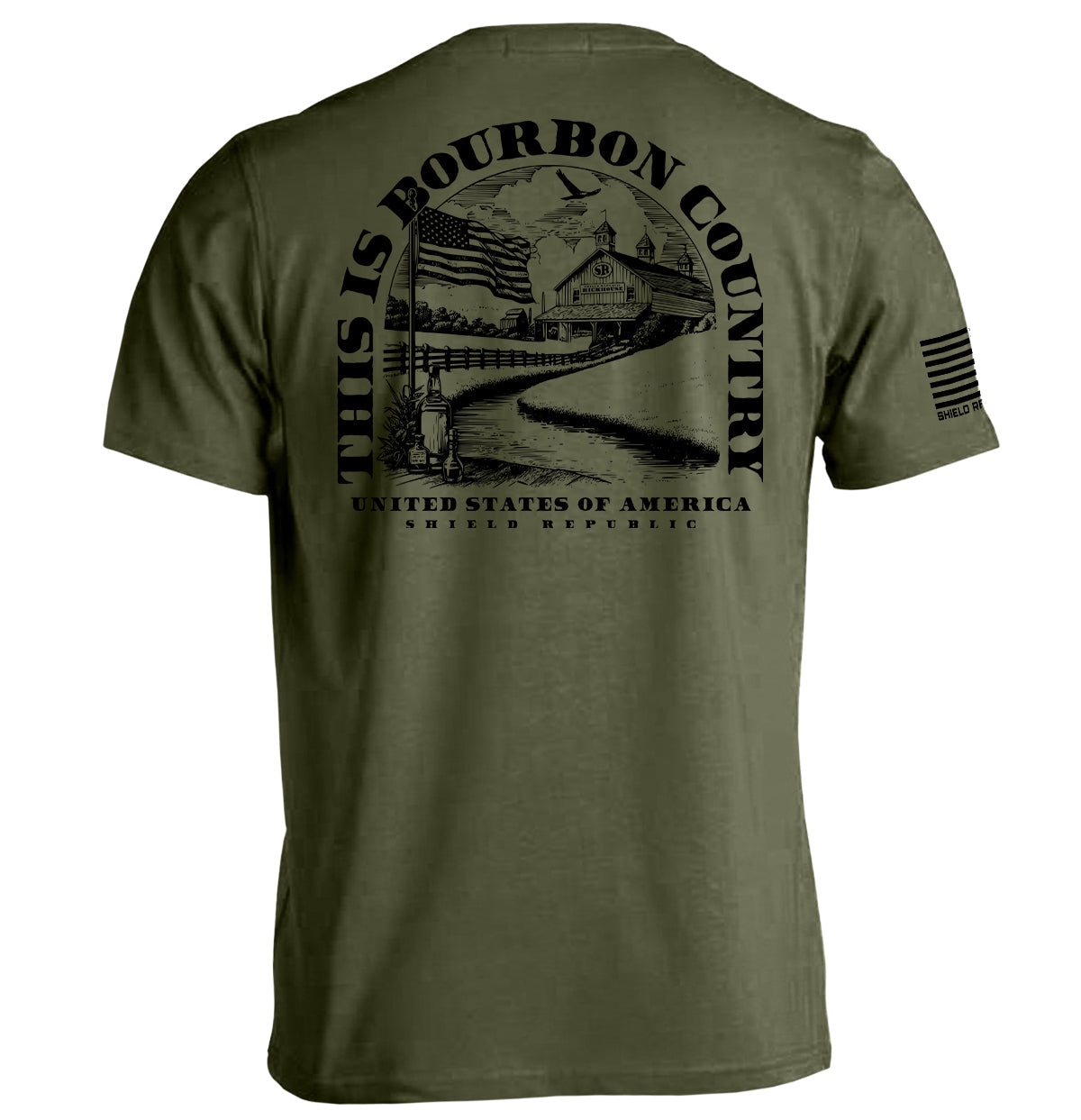 This is Bourbon Country USA Shield Republic