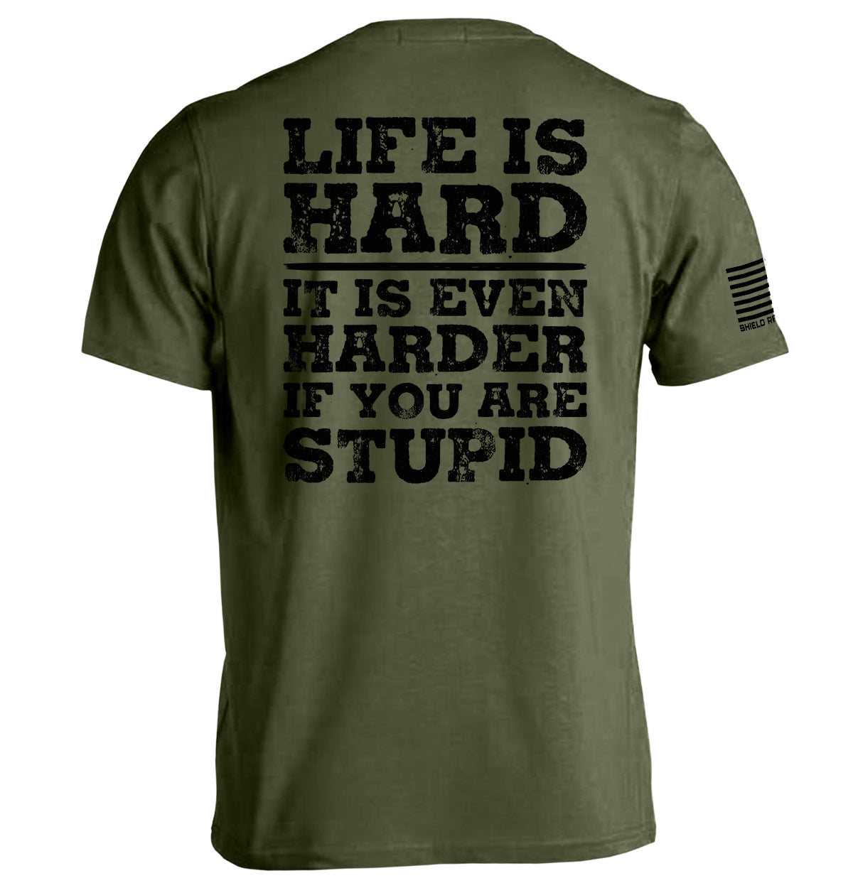Life Is Hard Shield Republic