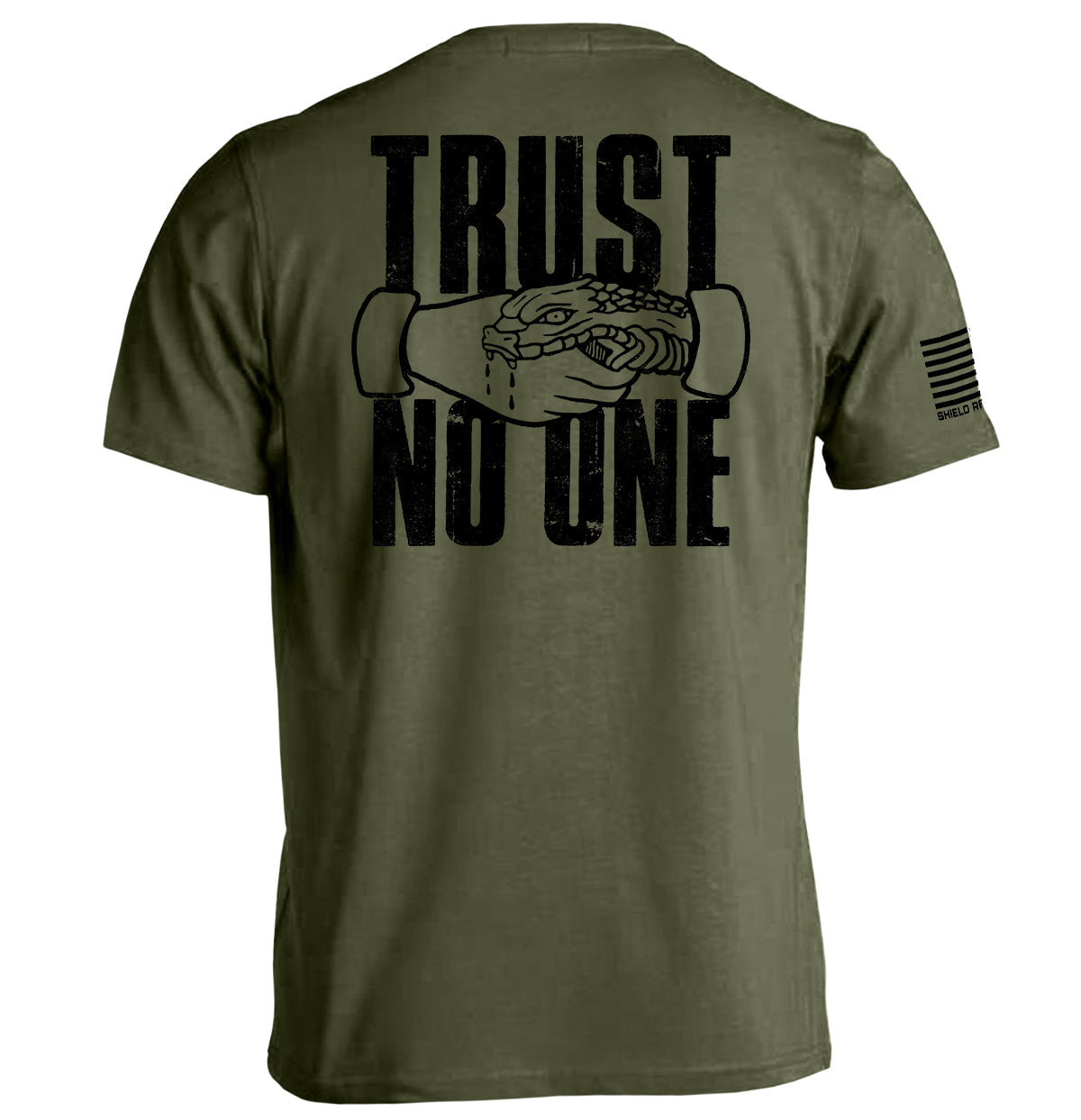 Trust No One (Black) Shield Republic
