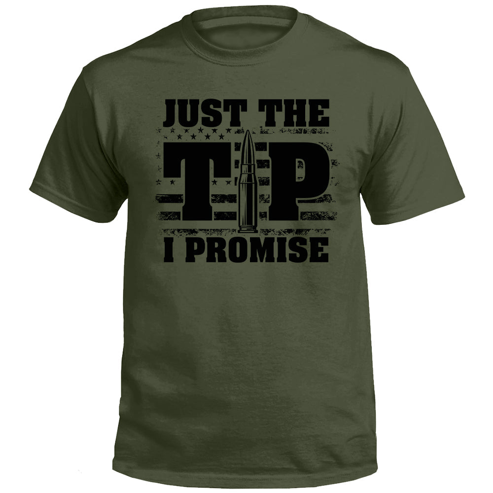 Just The Tip I Promise Flag (Front Print) Shield Republic