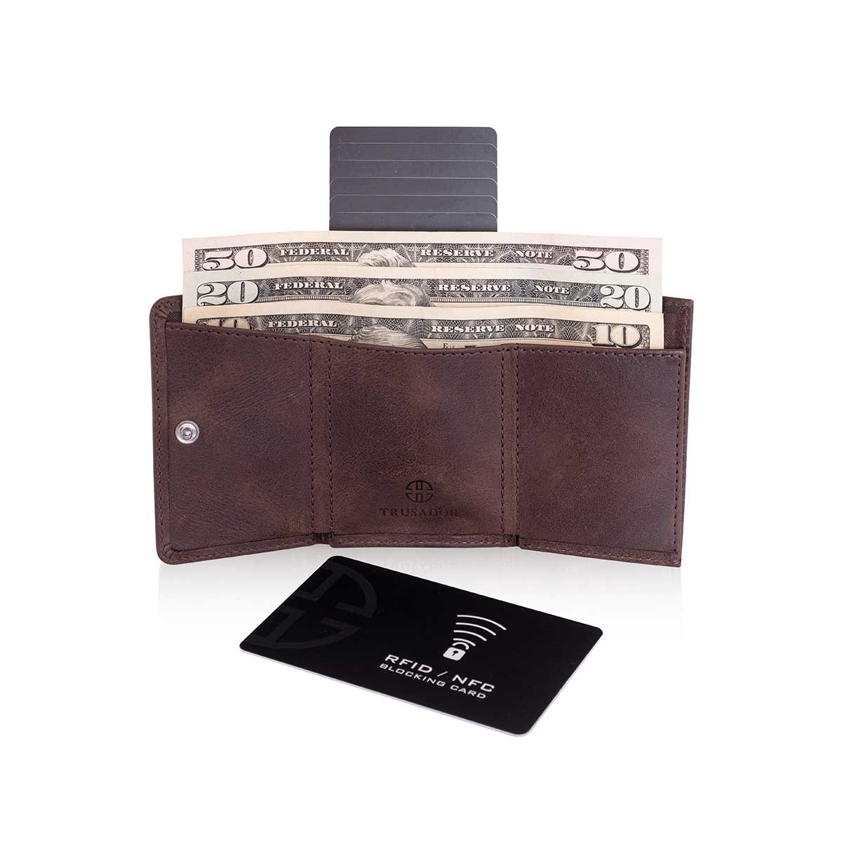 Rimini Wallet With Elastic Credit Card Holder Trusador