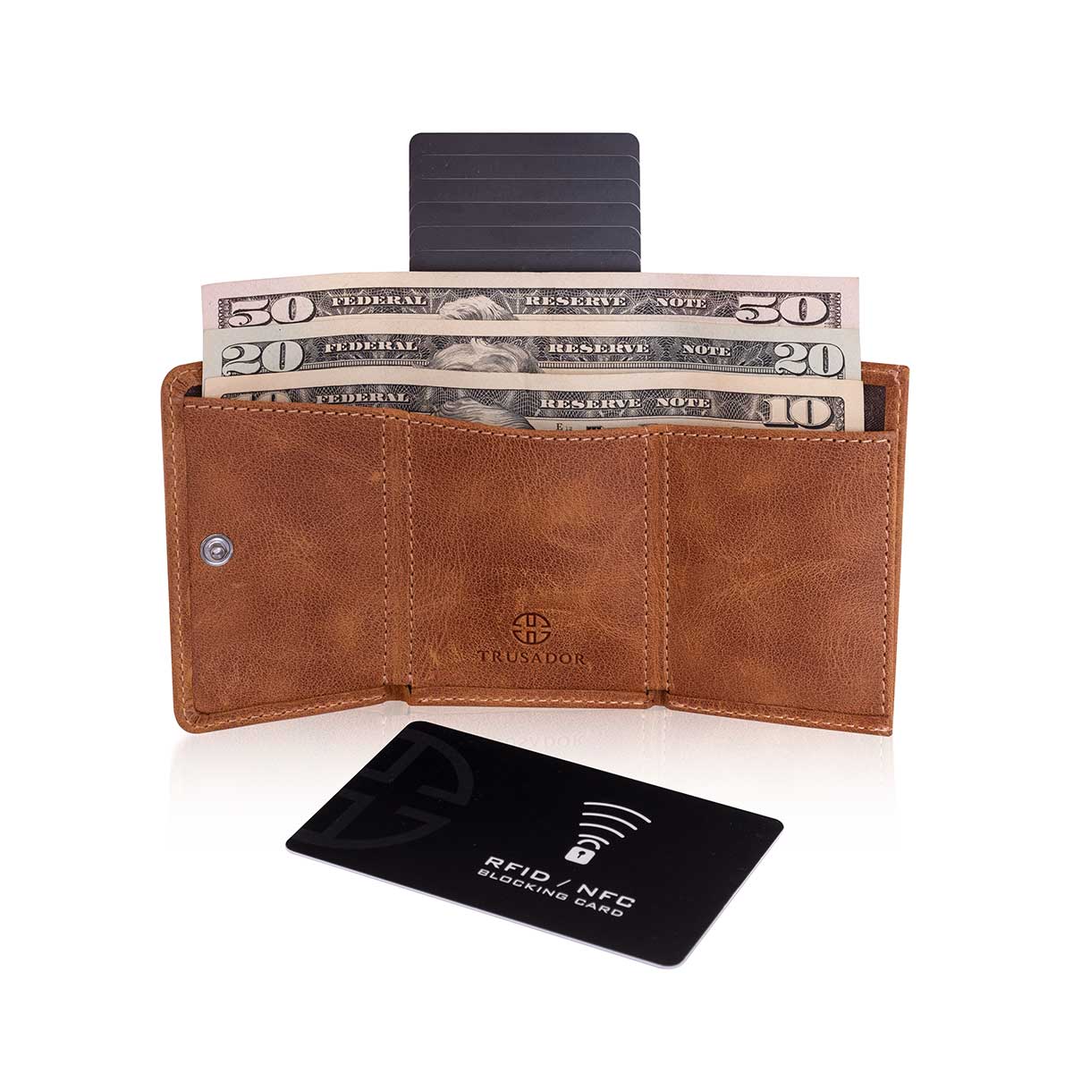 Rimini Wallet With Elastic Credit Card Holder Trusador