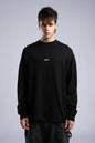 Minimalist Layered Long Sleeve Oversized T-shirt – White & Black Withinblack