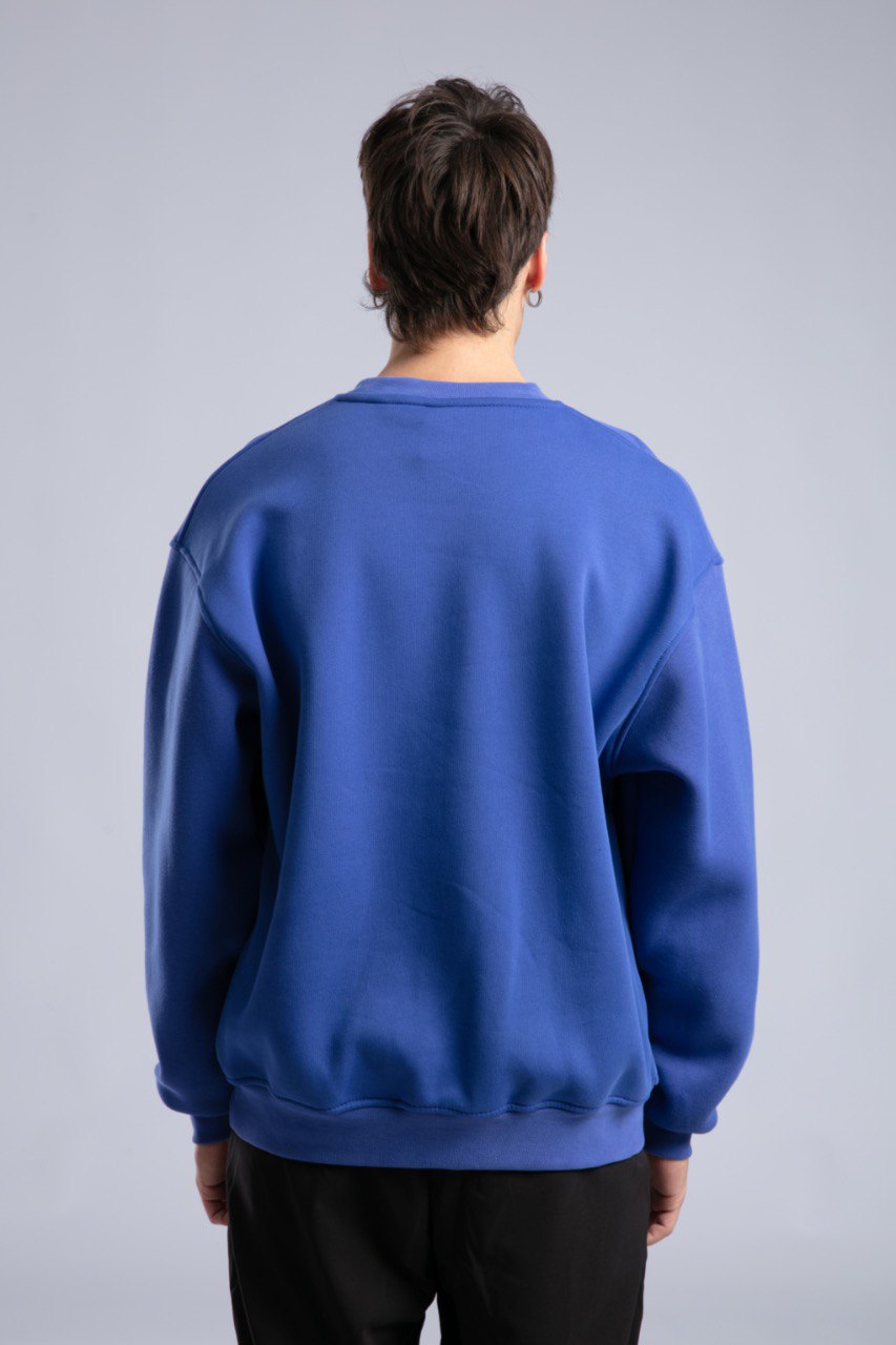 Minimalist Oversized Crewneck Sweatshirt - CATCH Logo Pullover Withinblack