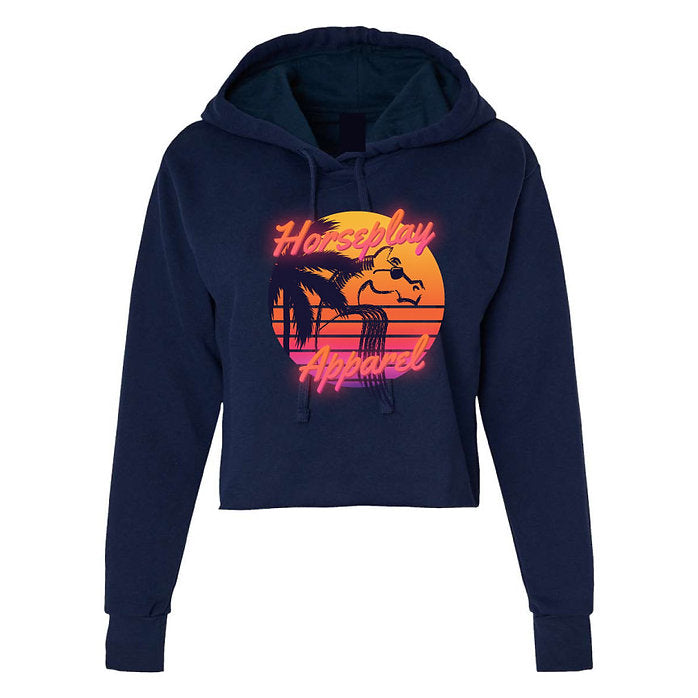 Miramar Cropped Hoodie Horseplay Apparel