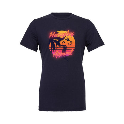 Miramar Sunset Tee: Unisex Horseplay Apparel