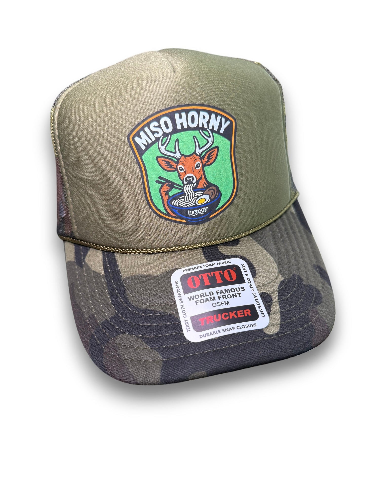 Miso Horny Trucker Hat Luckless Outfitters