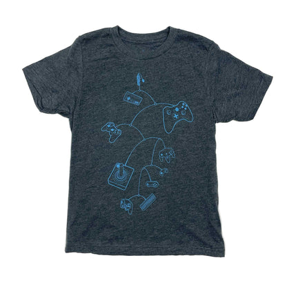Mobile Controls Kids T-Shirt STORY SPARK