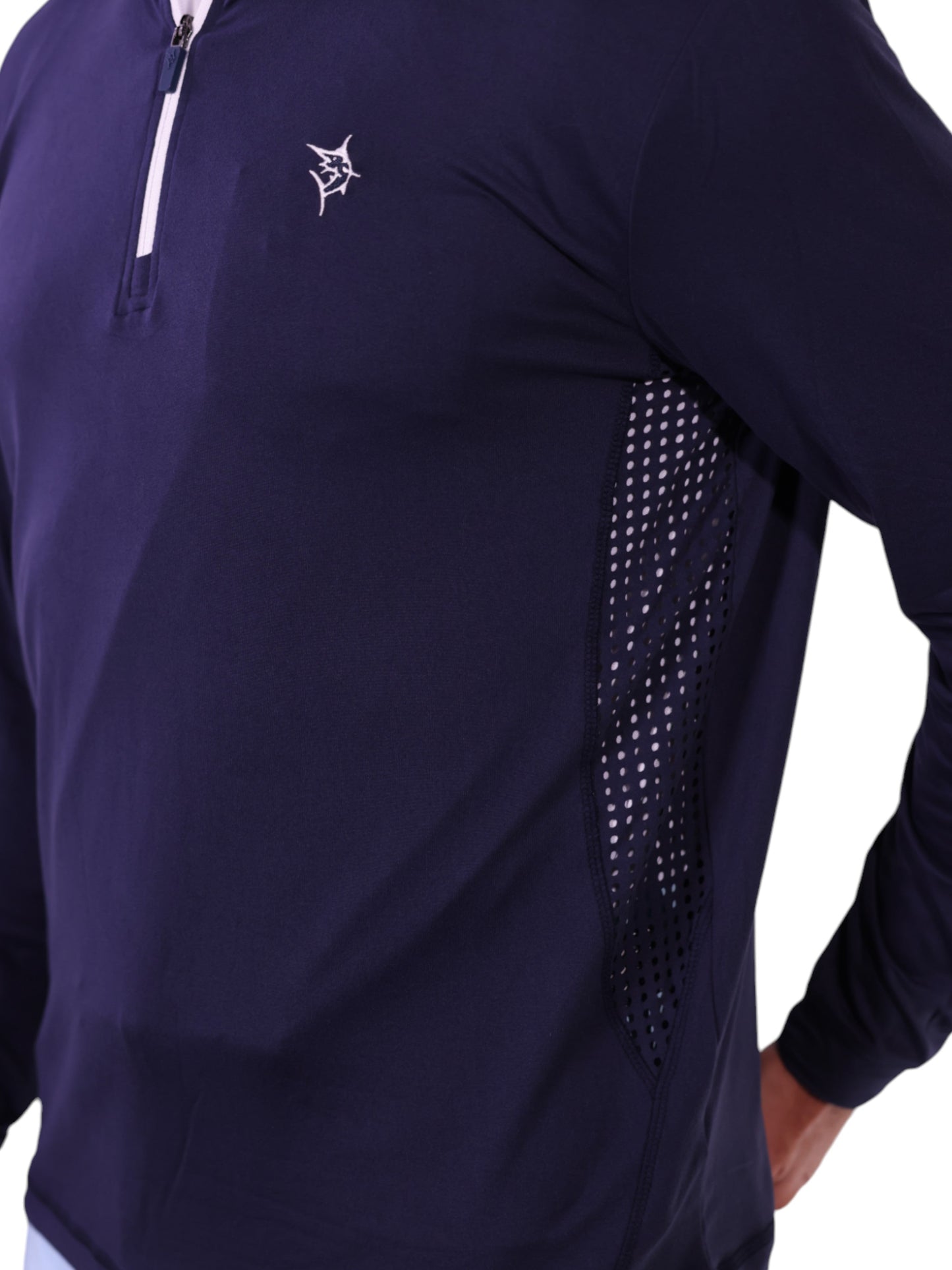 Monterey Performance Quarter Zip White Water Life