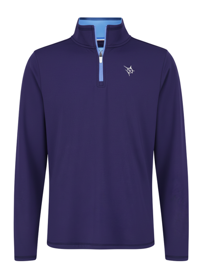 Montauk Quarter Zip Midweight Comfort White Water Life