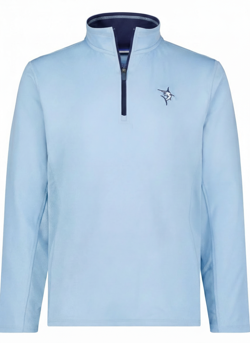 Montauk Quarter Zip Midweight Comfort White Water Life
